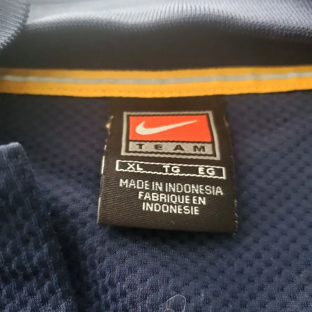 Nike Longsleeve Polo RN#56323 Men's Size XL Nike Sphere Dry Blue/Yellow, Branded